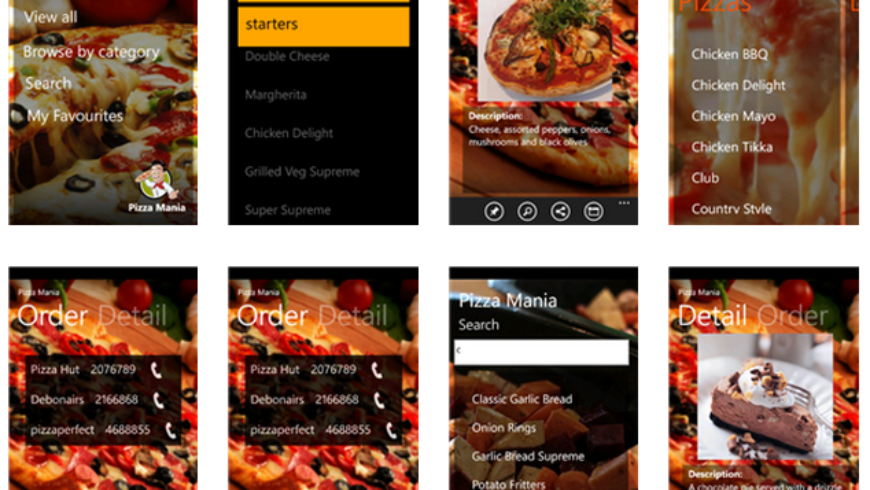 Pizza Mania App